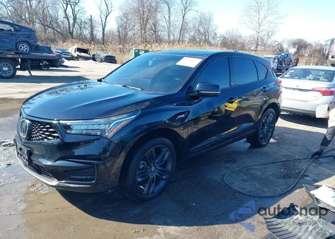 2021 Acura Rdx A-Spec Package z USA, uszkodzony, nr VIN 5J8TC2H64ML013395